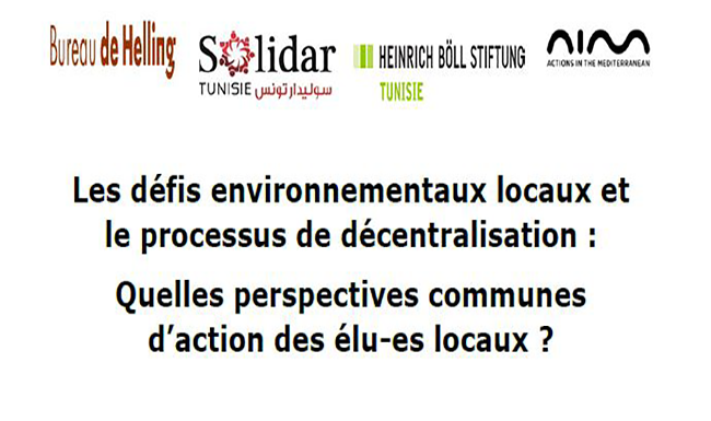 local environmental challenges and the decentralization process which common perspectives for action by local elected representatives
