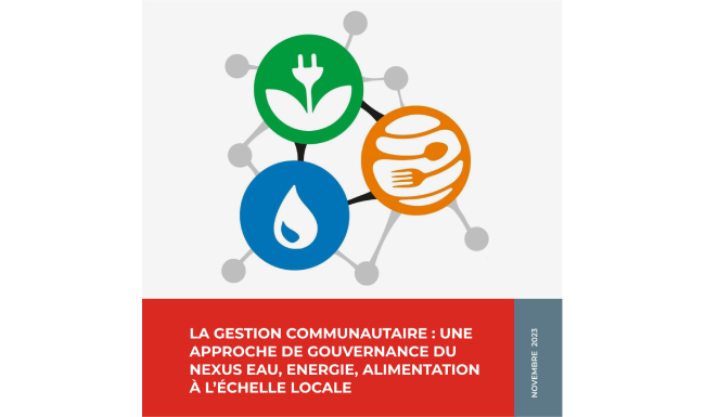 La Gestion Communautaire : Une Approche de Gouvernance du Nexu Eau, Enrgy, Alimentation A L'Echelle Locale